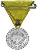 Medaille für vieljährige verdienstvolle Tätigkeit (40 Jahre)