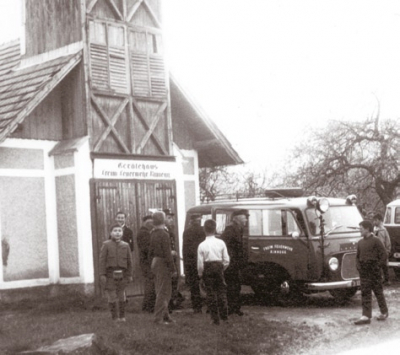 Gerätehaus 1965 vor dem Umbau