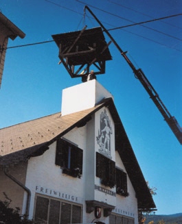 Austausch des Turmaufbaus 1996